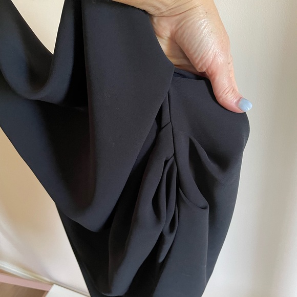 NWT Amanda Uprichard Janet Dress in Black Size XL - Picture 6 of 11